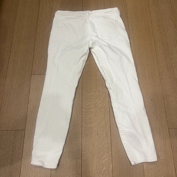 CURRENT ELLIOT - Ankle Stiletto Jean - White - Sz 29 - Picture 6 of 6